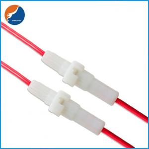 China 10AWG 12AWG 14AWG 300mm 6.3x30MM AGC Glass Tube Car In-Line Fuse Holder supplier