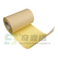 China HM0533 Light Brown Kraft Paper Adhesive Paper Adhesive Label Stock in sheet with PE coated kraft paper on sale
