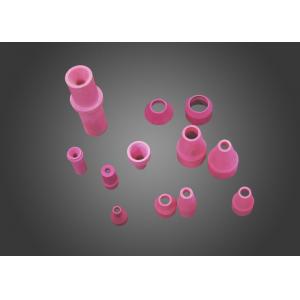 China Air Cooled Tig Welding Pink Alumina Ceramic Nozzle For Sandblasting Argon-arc Welding Torch Nozzle supplier