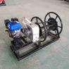 China Gasoline Engine Wire Rope Take Up Pulling Winch For Railway Construction wholesale