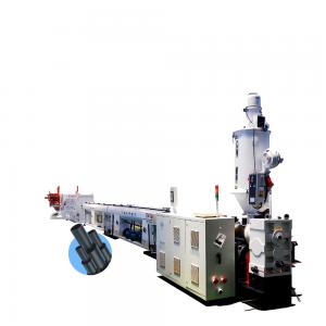 Máquina da extrusão da tubulação do HDPE/tubulação do PE linha alcance 12m/Min Dia da produção da velocidade 110mm