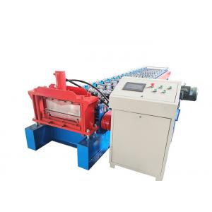 China Galvanized Steel Floor Tile Decking Roofing Roll Forming Machine PLC Control supplier