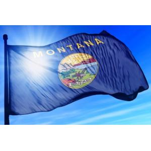 China Montana Flag Heavyweight Dupont Nylon Acid Digital Printing Heavy Duty Canvas wholesale