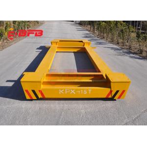 China Injection Molding Transfer Cart Industrial Electric Trolley Platform With Track supplier