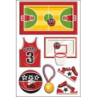 China Basketball Sports Type Vintage Toy Stickers As Promotional Items OEM & ODM on sale