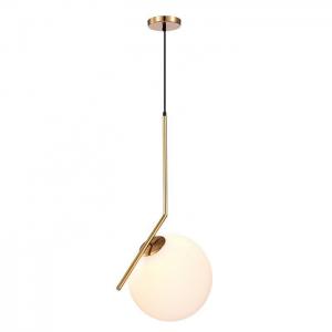 Morden Loft Glass Modern Pendant Light / Living Room Lamp No Mercury