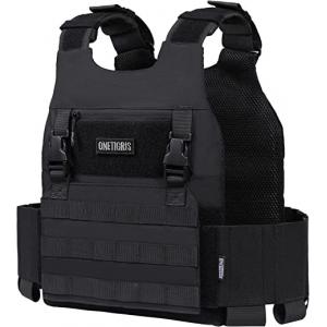 600d 1000d Nylon Adjustable Tactical Plate Carrier Vest Army Camo Military Airsoft 9x6x4"