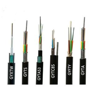 China GYTS Single Mode Fiber Optic Cable Underground Duct Direct Burial supplier