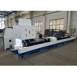 China Stainless Steel Metal Fiber CNC Pipe Cutting Machine 2000W Automatic 6mm Thickness supplier