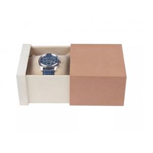 China ISO Wrist Watch Packaging Box Gift Wrap Watch Box With Drawer supplier