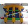 Customized 0.9MM PVC Tarpaulin Inflatable Boat Toys Towable Flyfish For 6 Person