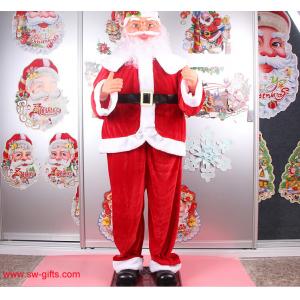 China Electric Christmas old man music Santa Claus 160cm Outdoor Christmas Decoration supplier