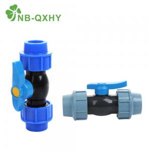 China PP/UPVC Compression Fitting Anti-Radiation Ball Valve for Water Pipe Detachable OEM supplier