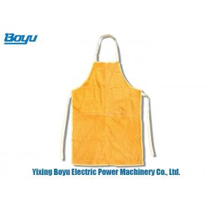 95*70cm Transmission Line Stringing Tools Yellow Cowhide Welding Apron