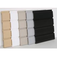 China 17g / Cm Washable Pvc Slatwall Panels , Pvc Slat Board Display For Garage on sale