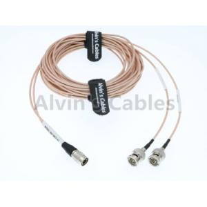 Coaxil dos BNC al varón del cable de Fischer HD SDI BNC al varón con el conductor de cobre