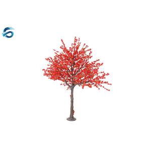 China 2 Meter Artificial Peach Blossom Tree Fiberglass Column For Wedding supplier