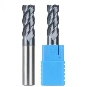 China Professional Carbide Flat End Mill , Small Diameter End Mills For Steel Milling supplier