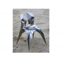 China Outdoor And Indoor 316L Stainless Steel Furniture Sculpture 100cm Height on sale