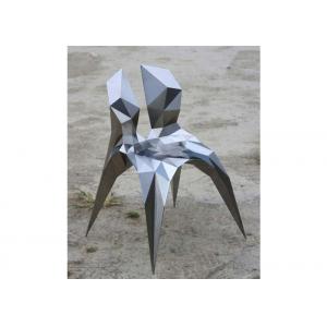 Outdoor And Indoor 316L Stainless Steel Furniture Sculpture 100cm Height