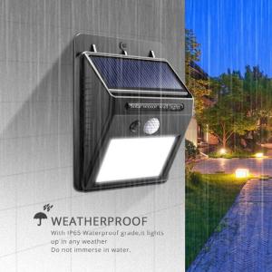 China A luz solar impermeável do sensor de movimento do diodo emissor de luz IP65 UV protege o corpo do ABS supplier