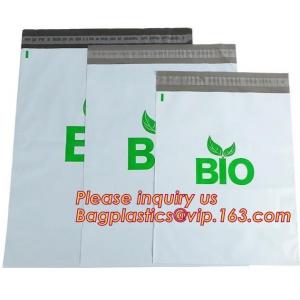 China Corn starch Plastic delivery envelopes compostable biodegradable mailing courier bags,2.4Mil heavy duty biodegradable an supplier