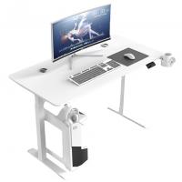 China Custom Mechanical Electric Wooden White Sit Standing Desk Office Furniture for Lifting Desk on sale