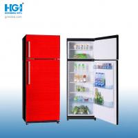 China Vertical Stainless Steel Top Freezer Refrigerator With Adjustable Shelves Water Dispenser Bcd-536 on sale