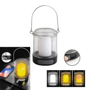 112x95x128mm Small Camping Lantern Plastic Outdoor Candle Lanterns 200g 33pcs SMD2835 LEDs Pure White