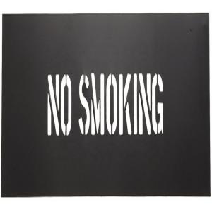 Public Place No Smoking Stencil No Smoking Sign Plastic Letter Stencil Customized
