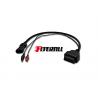 FA-DC-FA06, OBD-II Female To FIAT 3Pin Auto Diagnostic Cable and Conversion