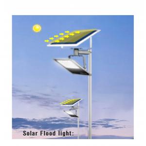 China Waterproof Solar 100W LED Flood Light With Solar Panel Durable Multipurpose supplier