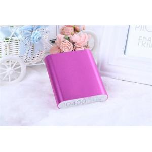 High Capacity Rechargeable Portable Power Bank USB For Smartphones 10400 Mah