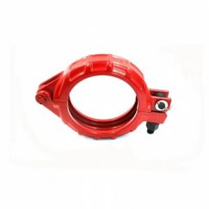 China Red Anti  Rust Forged Concrete Pump Pipe Clamp Concrete Pump Spares supplier
