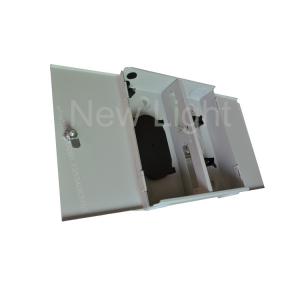 China Metal Wall Mounted Indoor Outdoor Fiber Optic Distribution Box 24 Cores Cabinet supplier