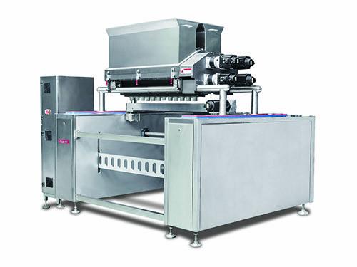 3.5kw Swiss Roll Making 5 Nozzles Online Cake Depositor