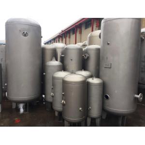 China Vertical Stainless Steel Low Pressure Air Tank Frosting / Polishing Surface Treatment wholesale