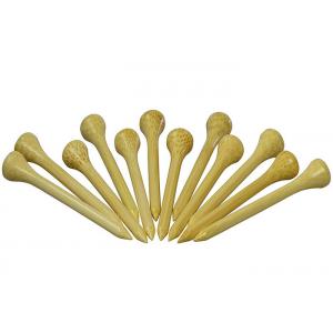 Custom Shaped Colored Golf Tees , Eco Friendly Bamboo Golf Tees ISO9001 Approved