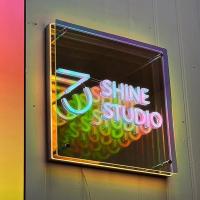 China Customizable Colors 3D LED Infinity Effect Mirror Light Neon Sign with Glass Material on sale