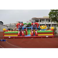 China Inflatable Fun City Giant Robot  / PVC Dinosaur Fun Colourful Inflatable Mouse Airplane Fun Park on sale