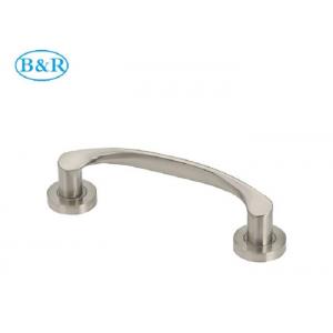 China Nickel Brushed Aluminum Alloy Handles B011 Metal Door Accessories supplier