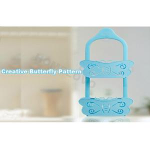 China Blue Butterfly adhesive removable wall hanging hooks with Big Sucker supplier