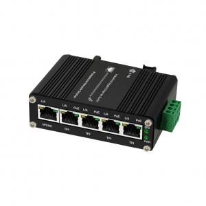 Mini Industrial PoE Switch 4 Port 10/100TX 802.3at + 1-Port 100TX