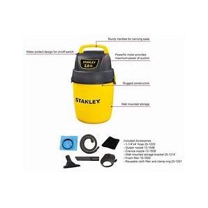 China Portable Car Vacuum Cleaner Wet And Dry Vacuum 2 Gallon 2HP Compact Design supplier