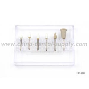 China Abrasive Material Dental Polishing Discs , Dental Silicone Stone Polishers kit supplier