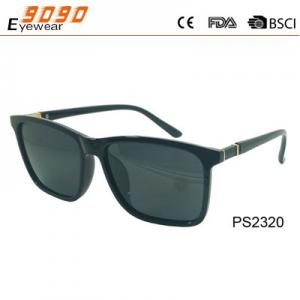 China Rectangle sungalsses with plastic frame,mono nose pad,suitable for men and women wholesale