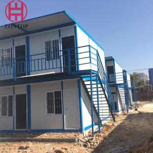 China Zontop Structural Steel Modern Design Flat Pack Homes Container Coffee Shop Luxury Modular Home supplier