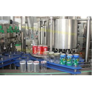 China Carbonated Drink Beverage Can Filling Machine PLC Control For Aluminium Cans supplier