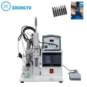 China Portable Semi Automatic Soldering Machine with 200-450℃ Temperature Range for PCB LED Strip and USB Data Cable wholesale
