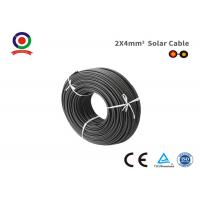 China XLPE Insulated Tinned Copper Black Twin Core Cable 2x4mm2 With CE TUV Certification on sale